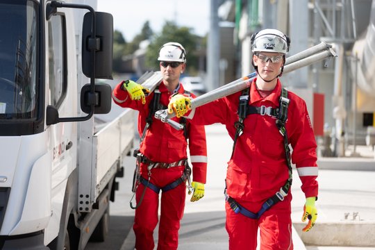 Gerüstbauer bei BRAND